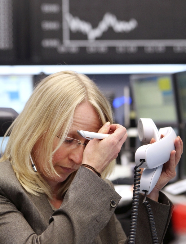 Bursele europene au închis în depreciere